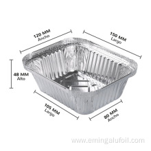 450ml small foil tray food foil container